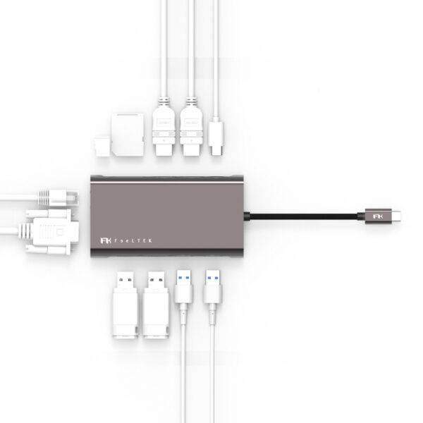 Mega-Dock 11合1 USB-C 多功能集線器：圖片 2