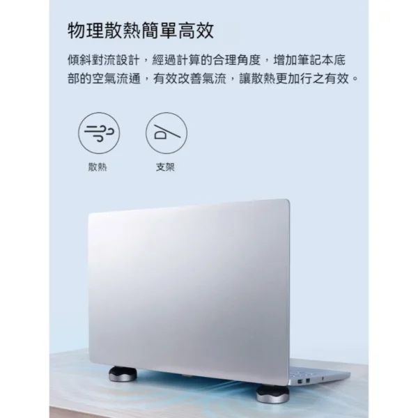 《MacBook適用》筆電支架散熱腳墊：圖片 2